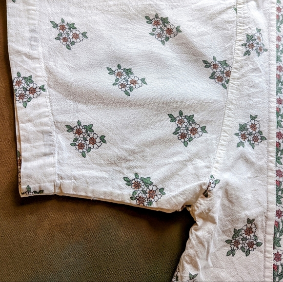 Hunters Run Tropical Shirt Medium White Red - Picture 4 of 13